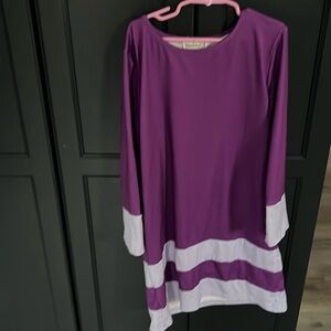 5/$15! Besser Bay purple Daphne dress